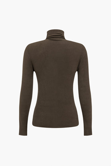 Contrast Long-Sleeve Top