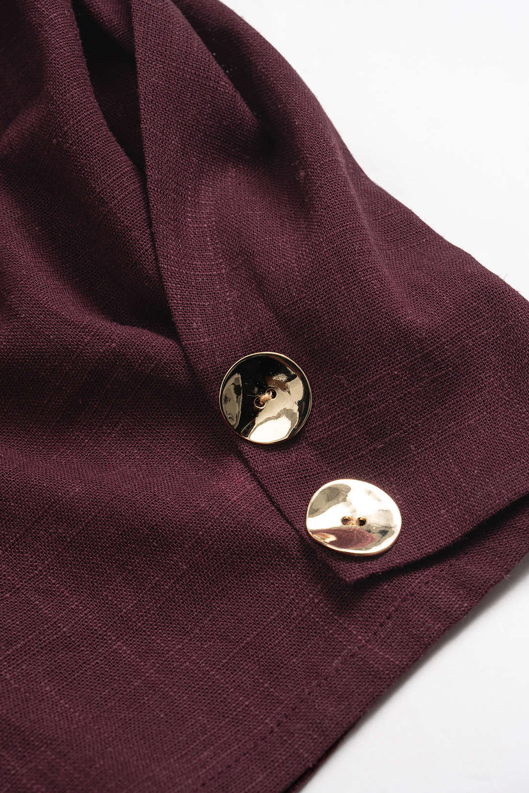 Linen Solid Barrel Trousers