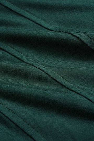 Plus Size Metallic Ruched Square Neck Sleeveless Midi Dress