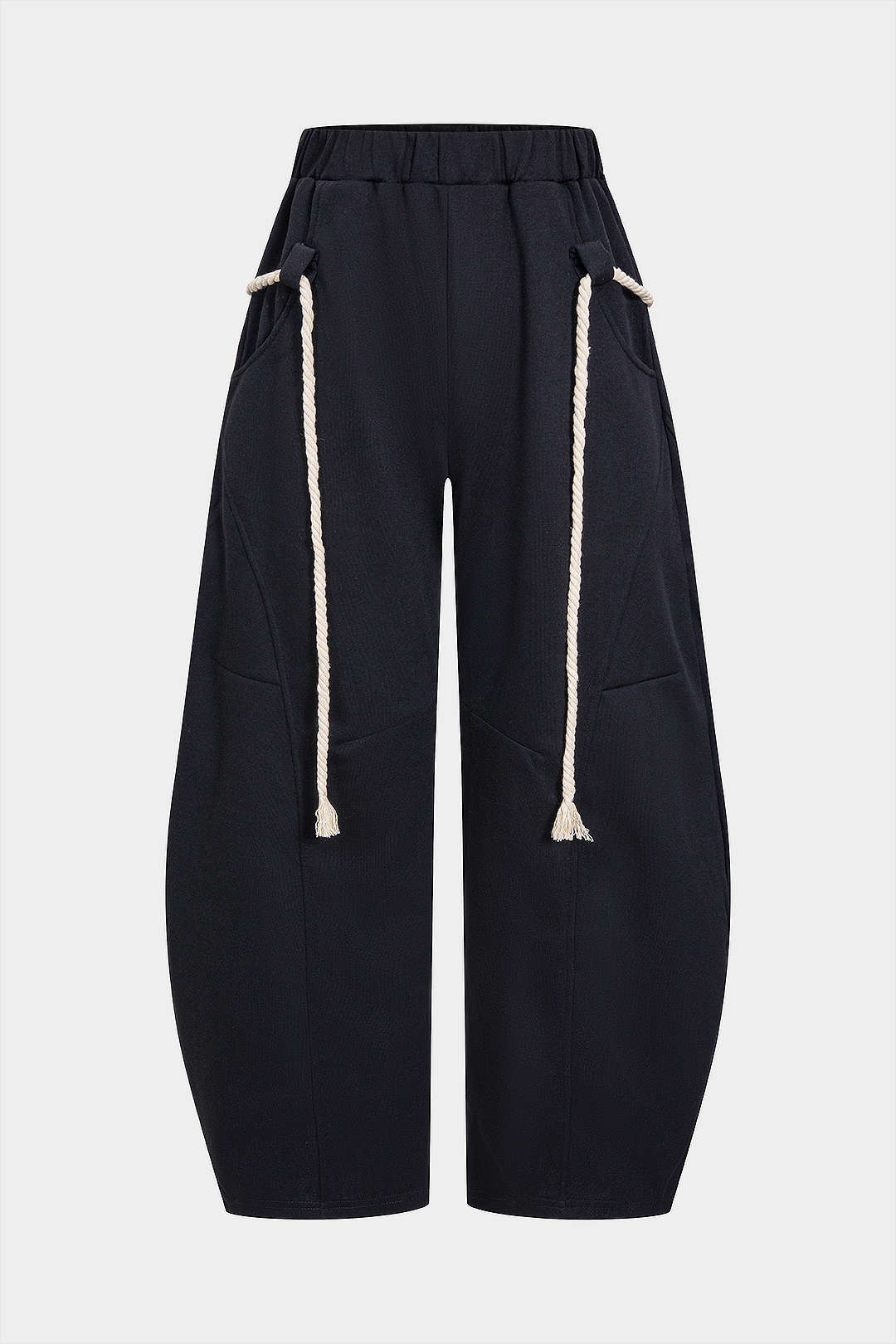 Šňůrky široké nohy kalhot