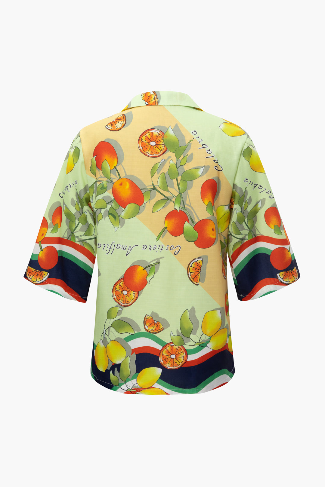Fruit Print Short-Sleeve Shirt