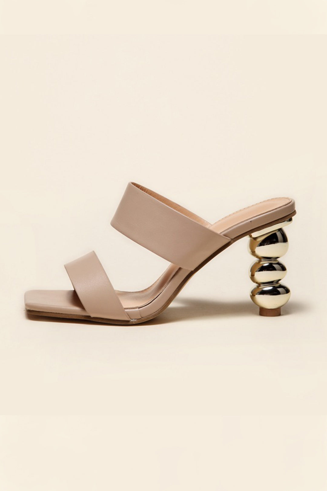 Open Toe Ankle-strapless High Heeled Sandals
