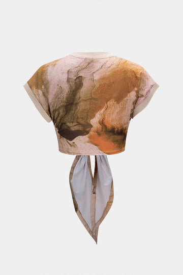 Twist Knot Short Sleeve T-Shirt