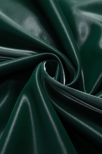 Metallic Chain Ruched Sleeveless Midi Dress