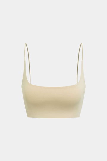 Basic effen cami crop top