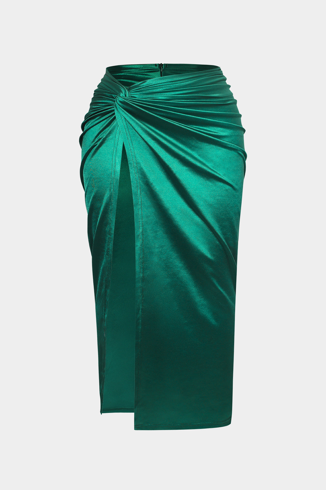 Taille de taille en satin de taille en jupe haute taille