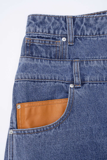 Denim Seamdetail High Waist Jeans
