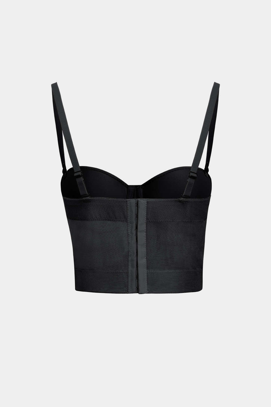 Síťovaný top s kosticí Bustier