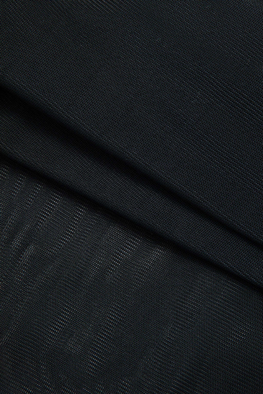 Turtleneck Rhinestone Embellished Sheer Mesh Long Sleeve Bodysuit