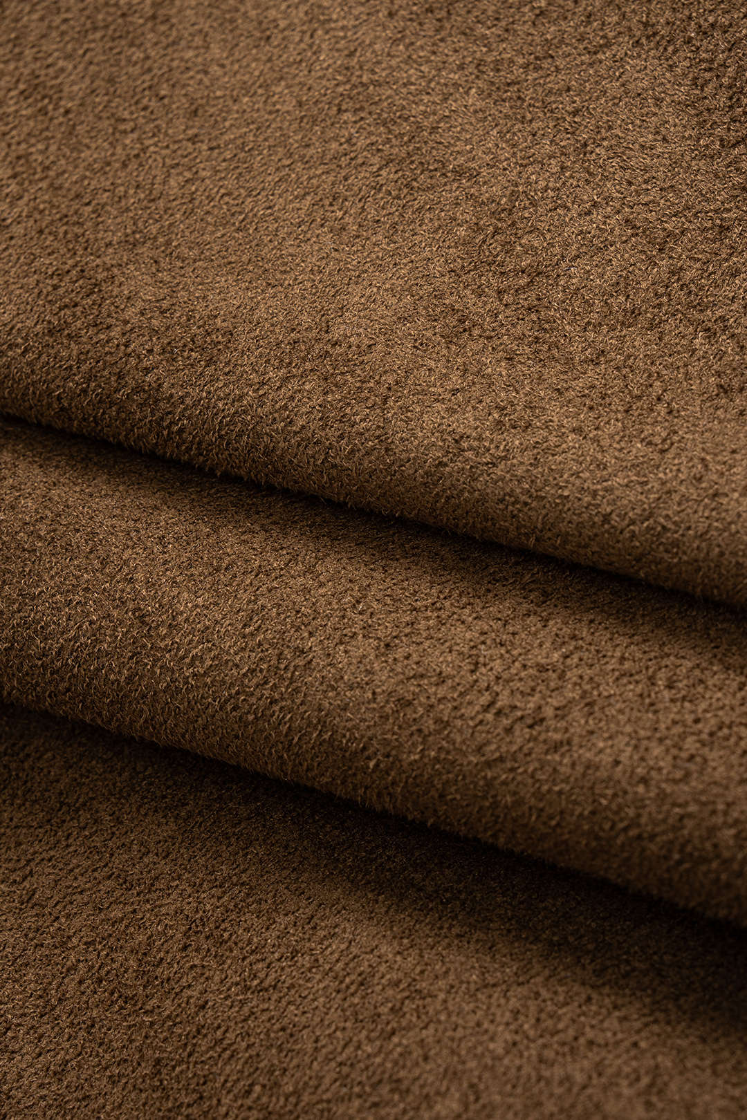 Suede Eyelet Decor Zipper Jacket