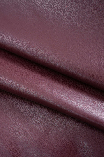 Faux Leather Tie-Up Coat