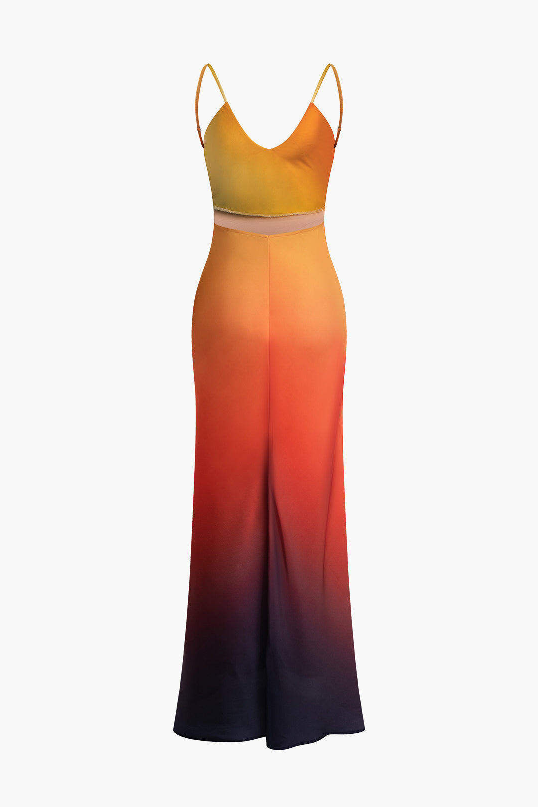 Ombre V-neck Cami Maxi Dress