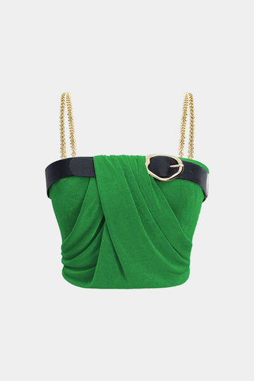 زائد حجم سلسلة معدنية الترقيع كامي أعلى