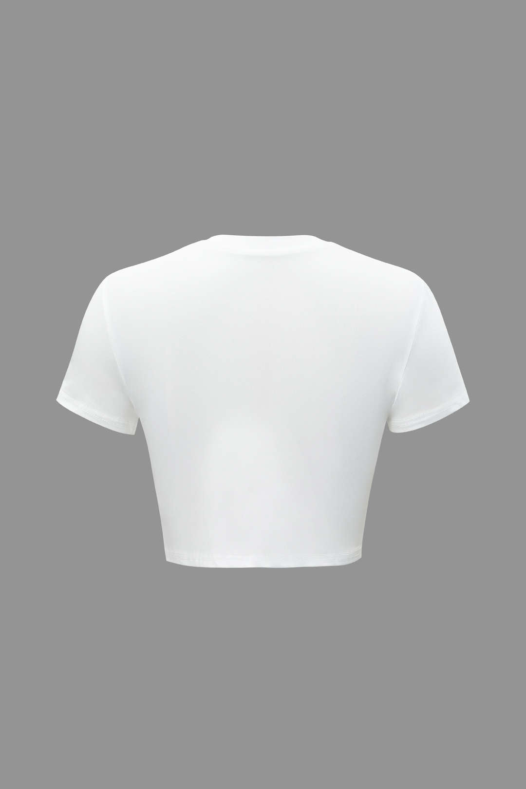 Solid Crop T-Shirt And Maxi Skirt Set