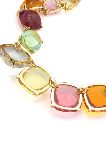 Multicolored Resin Necklace