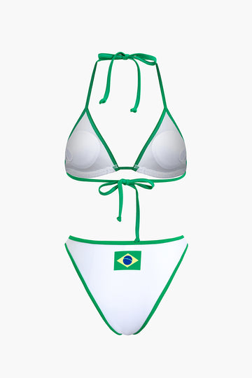 Brazilian Flag Bikini Set