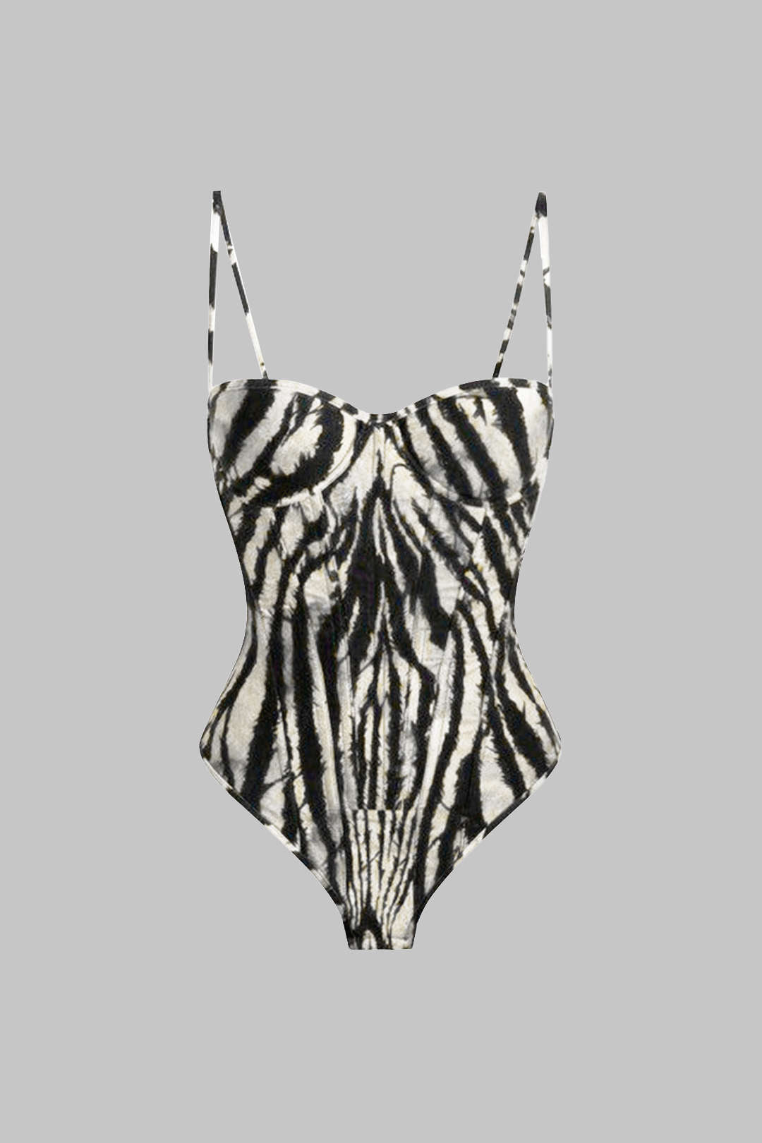 Leopard Print Slip Sleeveless Bodysuit