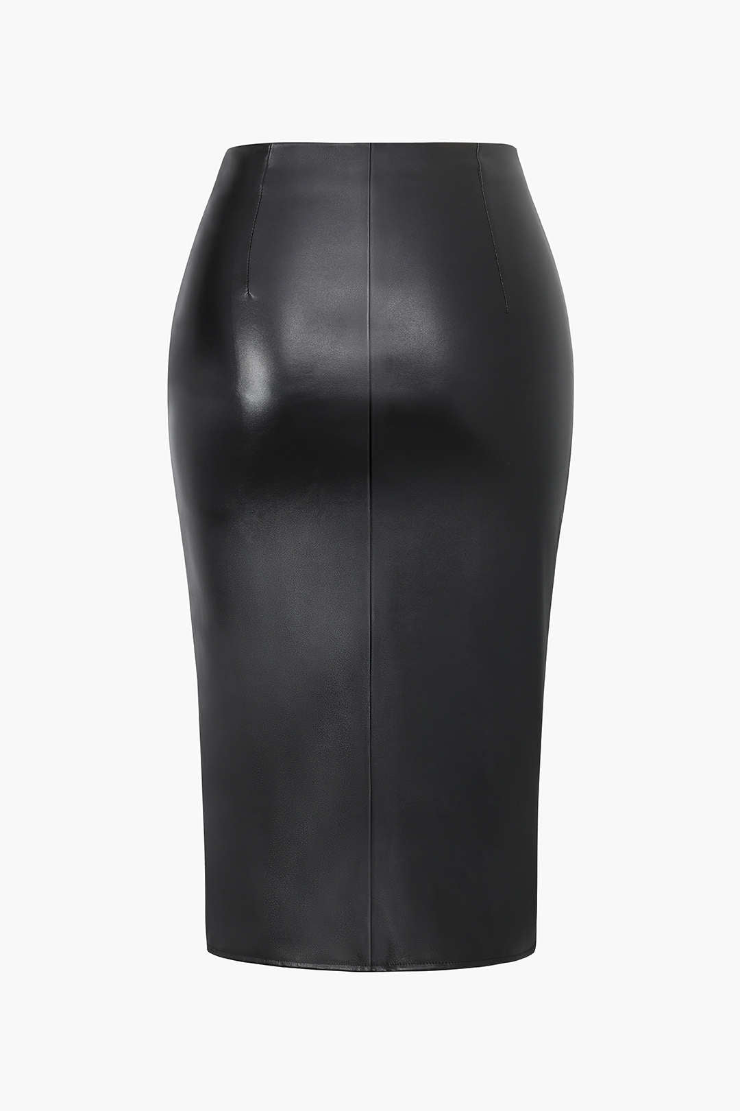 بالاضافة الى حجم فو الجلود تنورة سستة Ruched