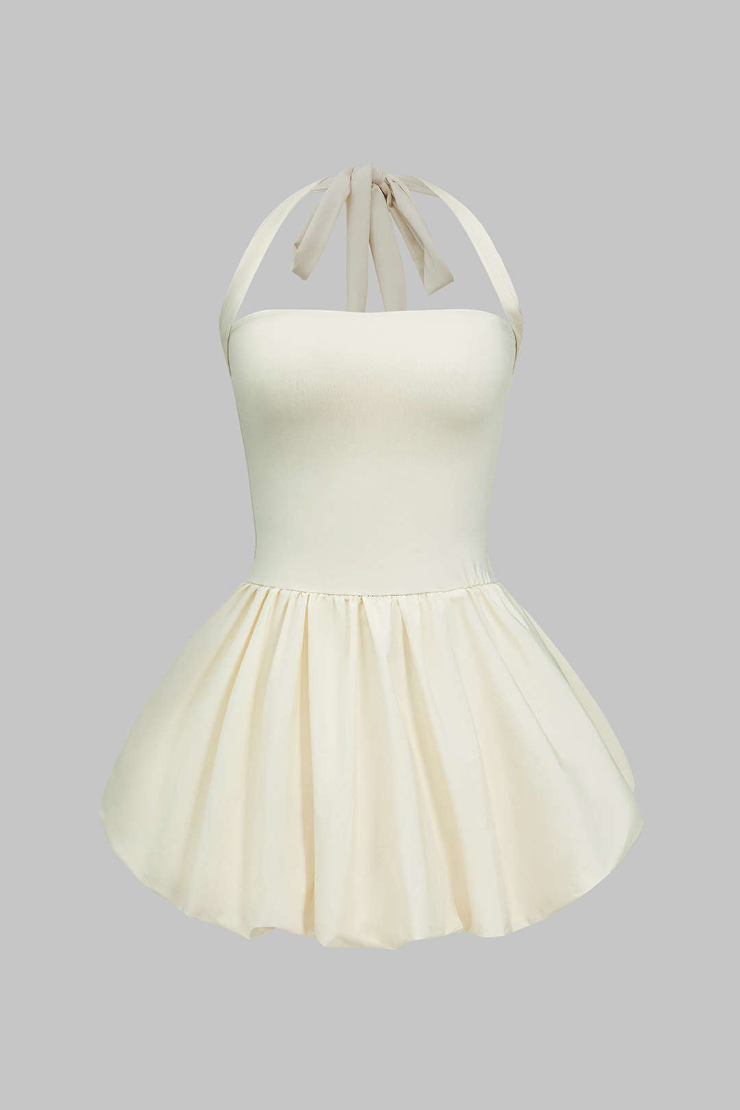 Backless Tie-Up Sleeveless Mini Dress