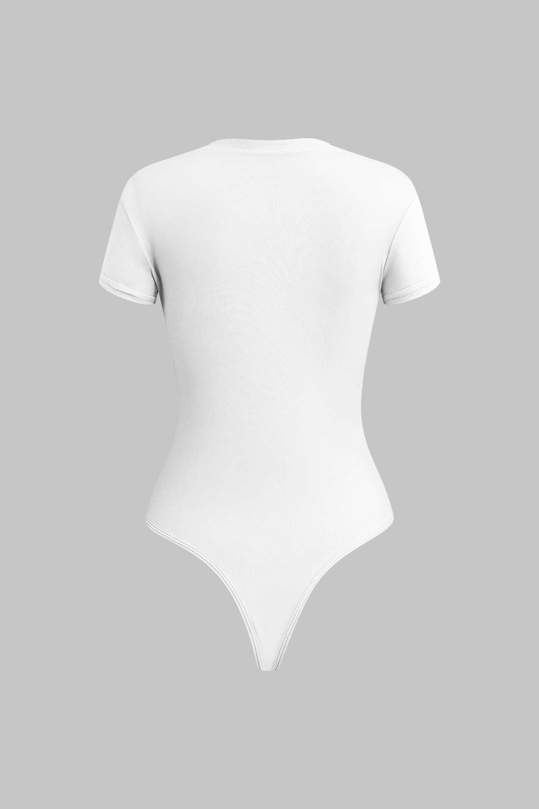 Basic Solid T-shirt Bodysuit