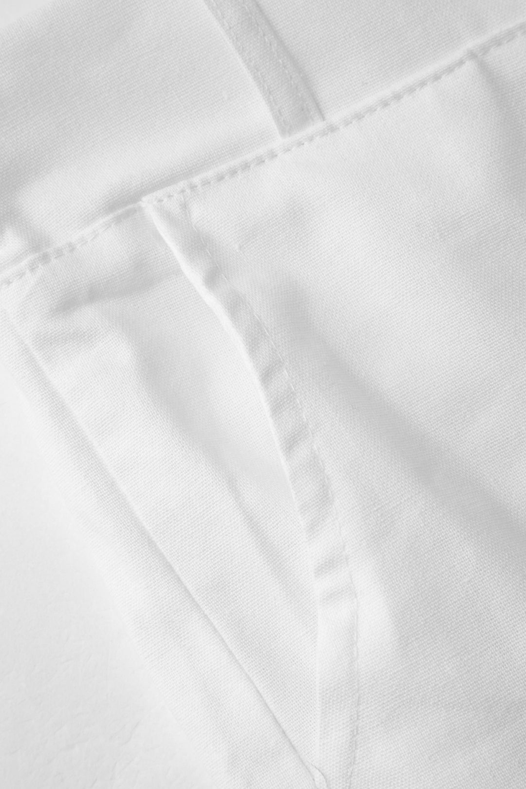 Basic Linen-Blend Straight Leg Pants
