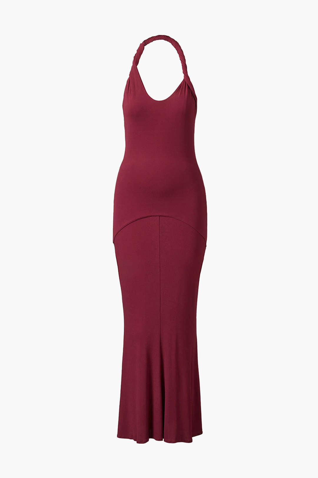 Halter Neck Sleeveless Maxi Dress