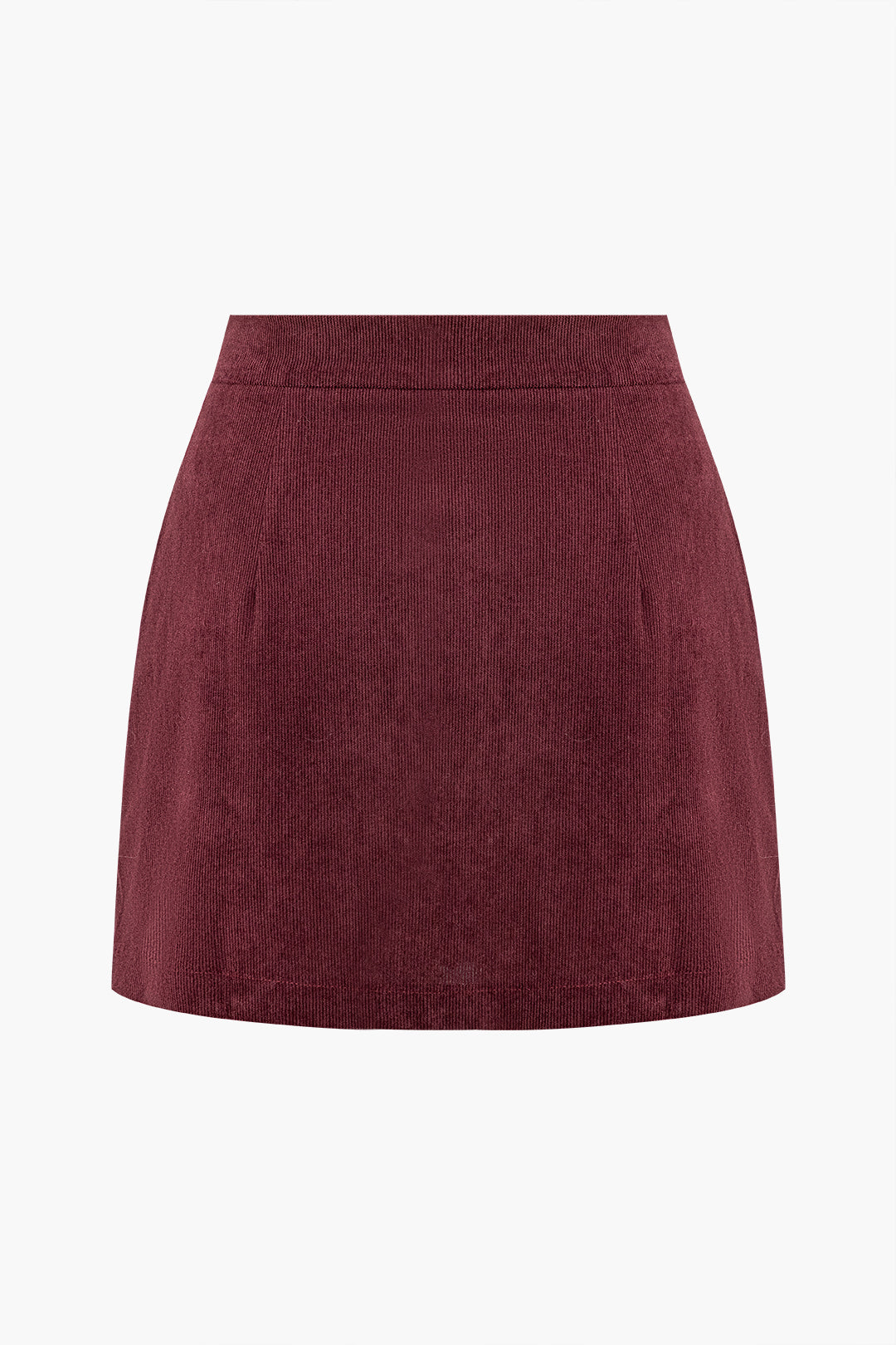 Corduroy Button Skirt