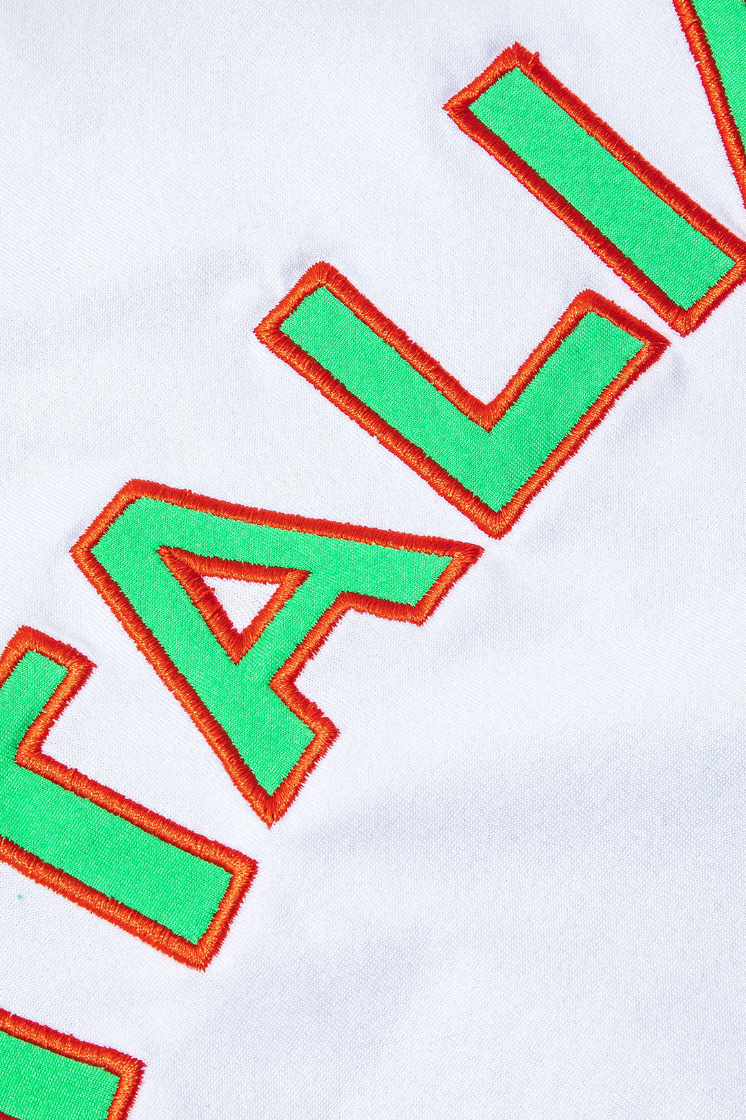 Italia Letter Embroidery T-shirt