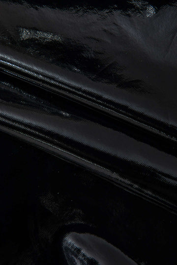 Faux Leather Corset Slit Cami Maxi Dress