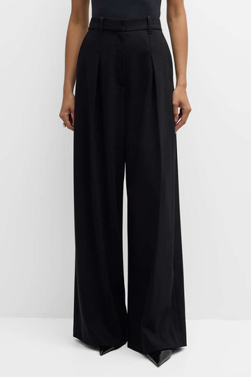 High Waist Wide Leg Trousers