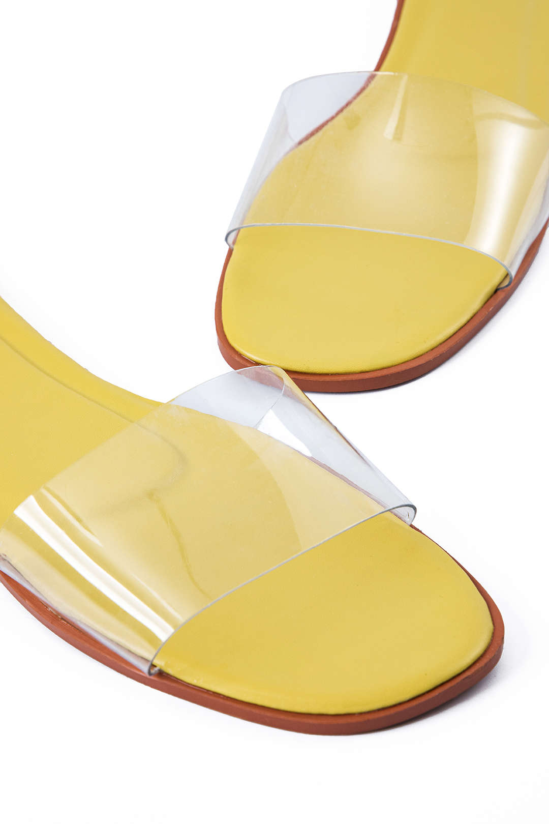 Jelly Transparent Almond Toe Slippers