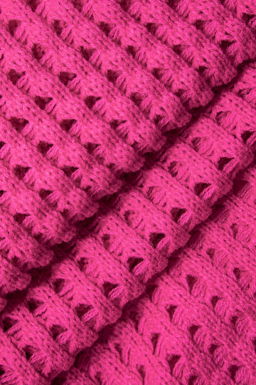 Crochet Knit Tank Top and Mini Skirt Set