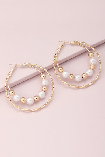 Pearl Decor Earrings