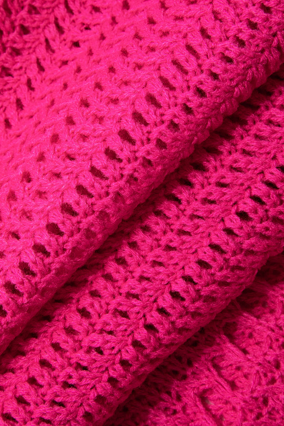 Crochet Hollow Out Fringe Knit Skirt Set