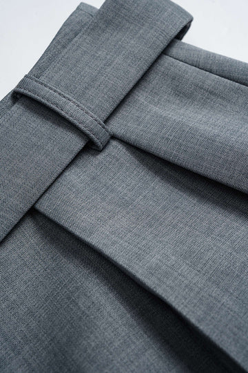 Solid Wide Leg Shorts