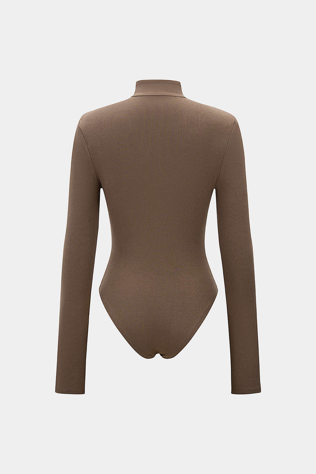 Round Neck Tie Front Long-Sleeve Bodysuit