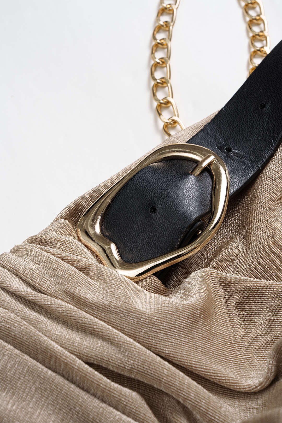 زائد حجم سلسلة معدنية الترقيع كامي أعلى