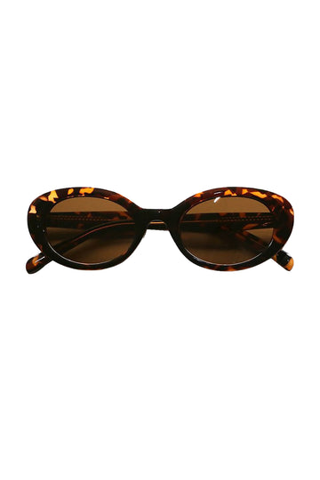 Oval Frame Cat Eye Sunglasses