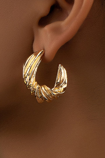 Metallic Twist Earrings