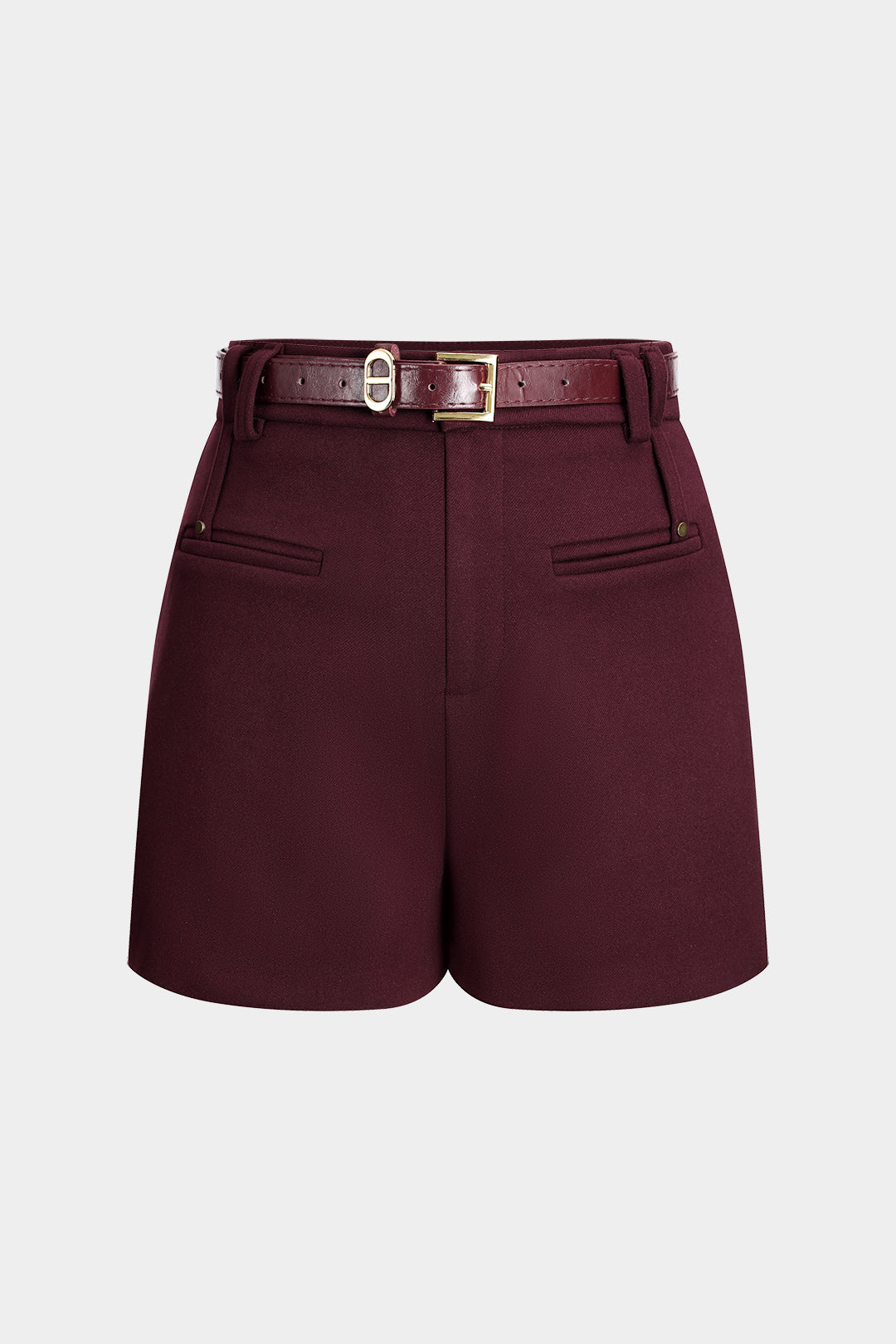 Shorts mit hoher Taille Gitter