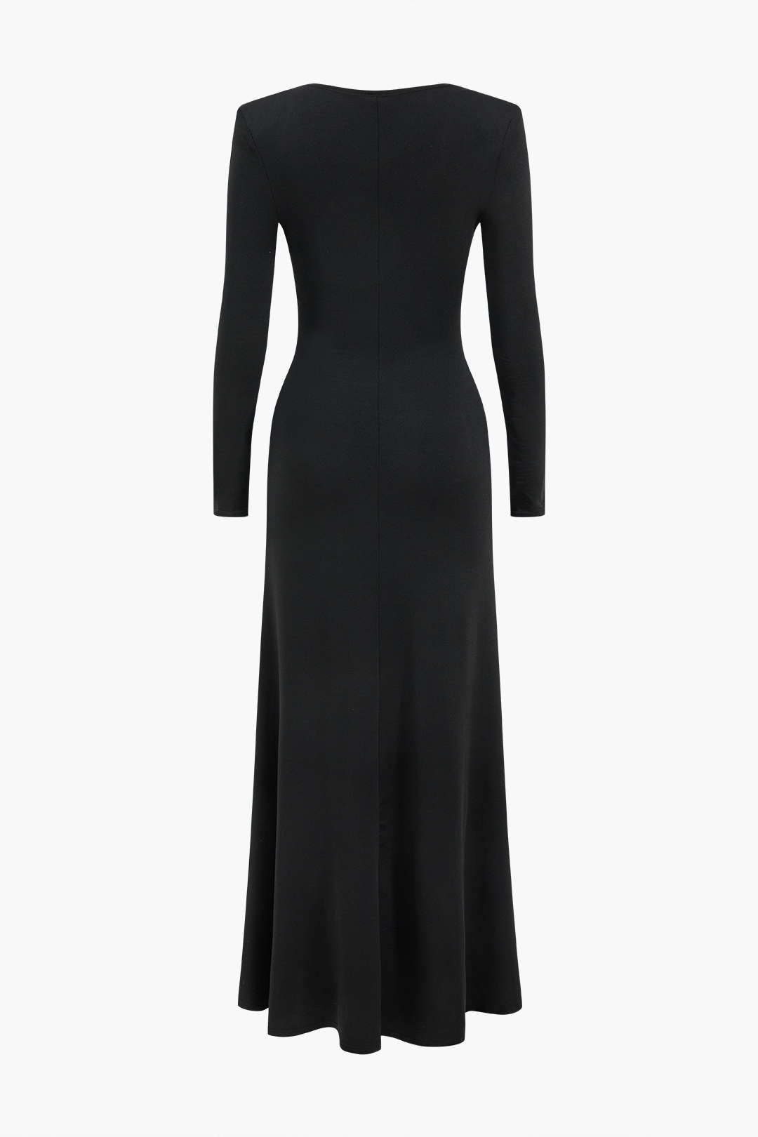 V-Neck Long Sleeve Maxi Dress