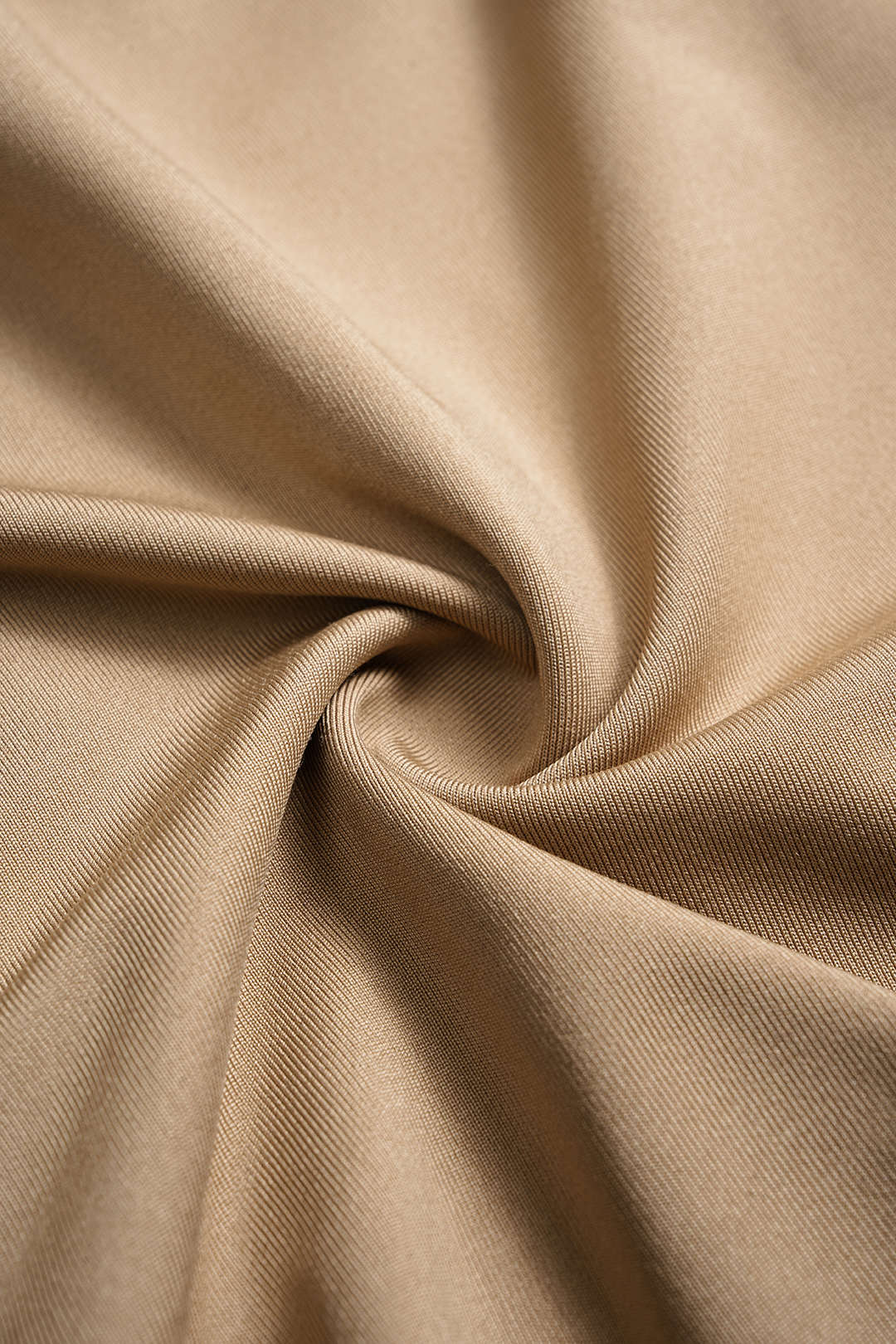 Ruched Draped Cowl Neck Long-Sleeve Top