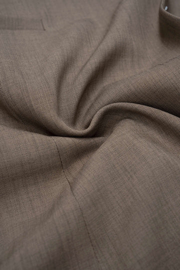 Notched Lapel Asymmetrical Long Sleeve Mini Dress