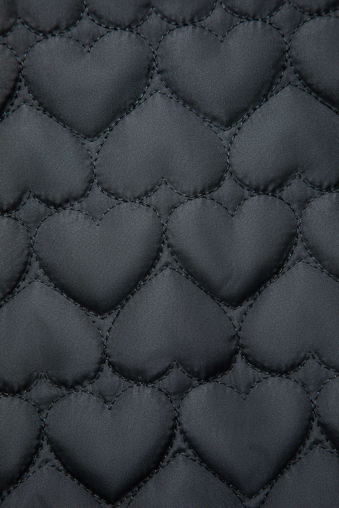 Heart Shaped Quilted Puffer Coat