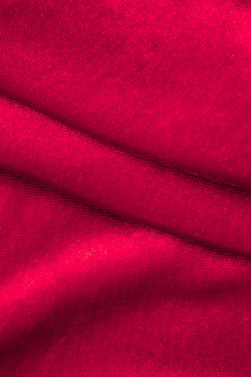 Velvet Asymmetric Wrap Ruched Slit Cami Mini Dress