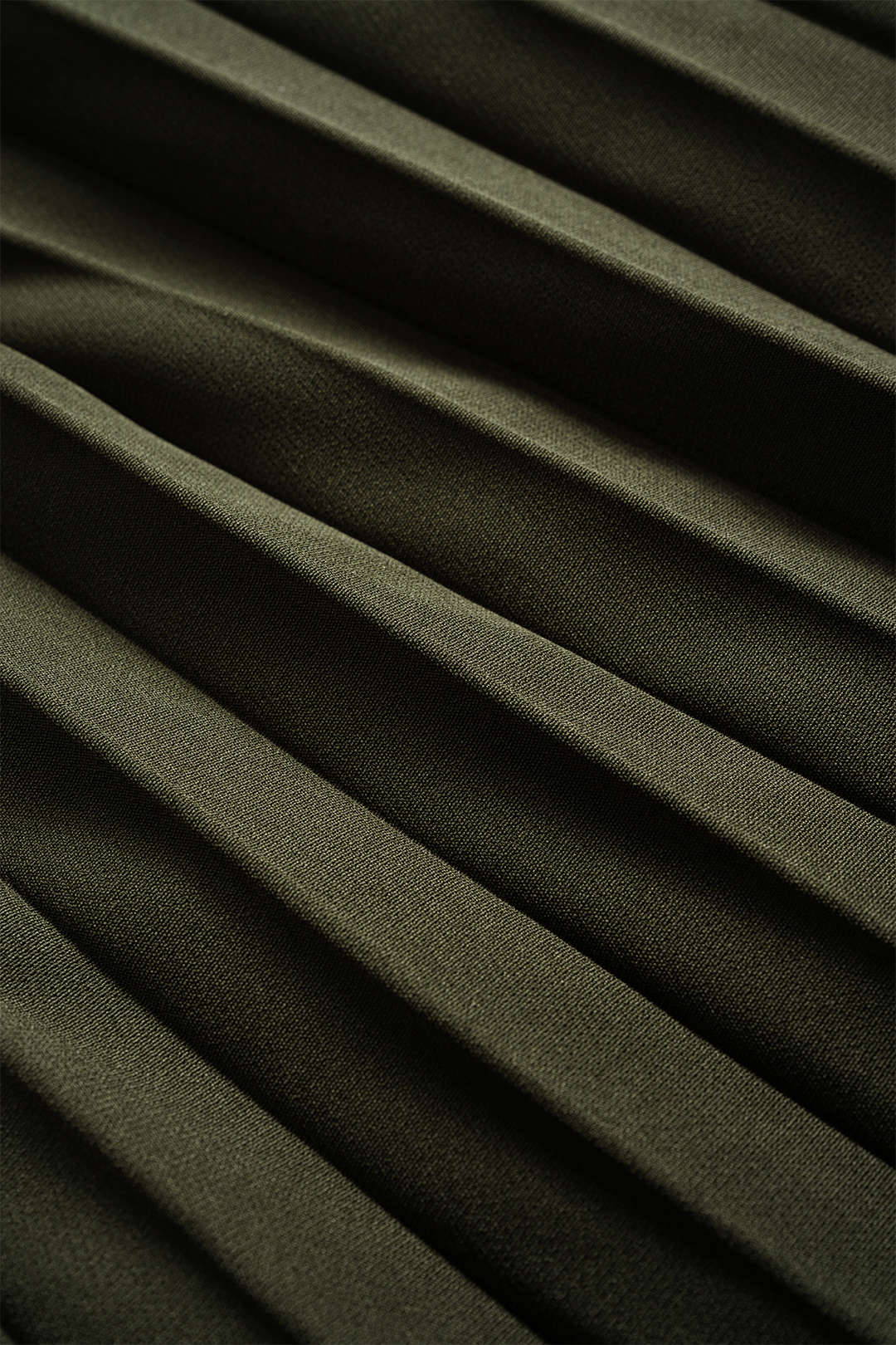 Notched Lapel Button Long-Sleeve Top And Pleated Trousers Set