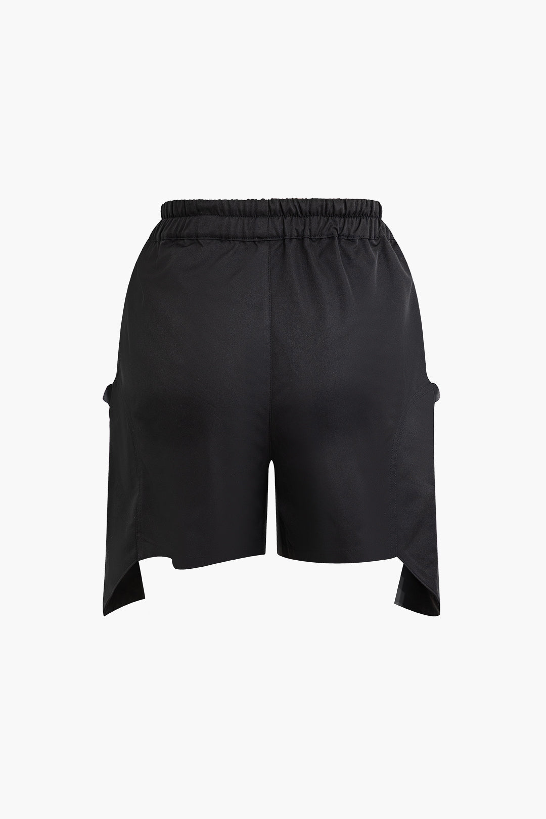 Drawstring Zipper Pocket Shorts
