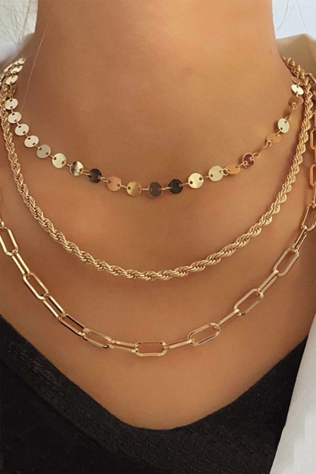 Multi-layer Metal Chain Necklace