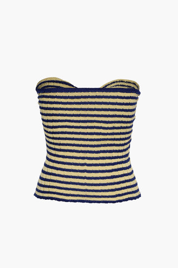 Twisted Front Knitted Top