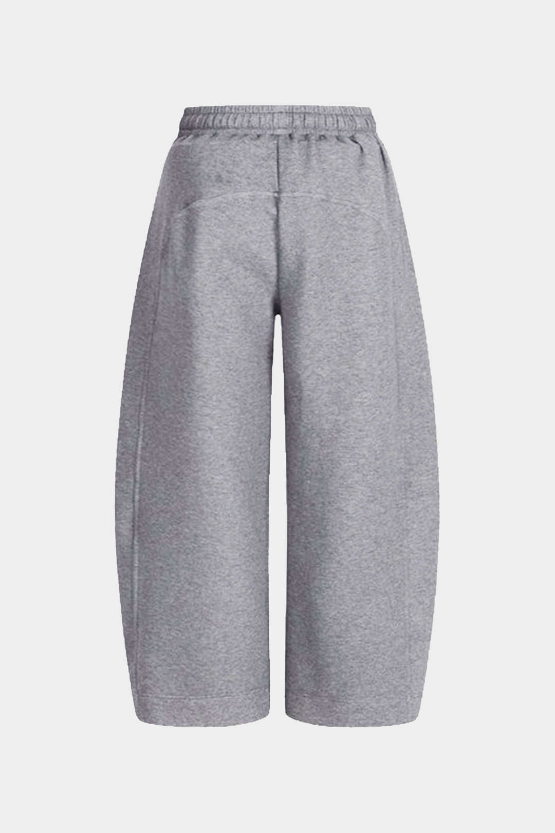 Plus Size Tie-Up Barrel Trousers